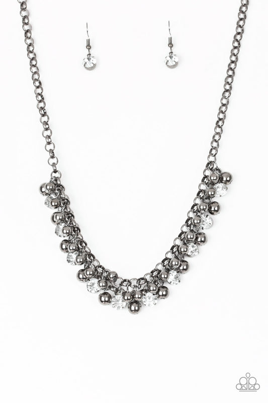 Wall Street Winner - Black - Paparazzi Necklace