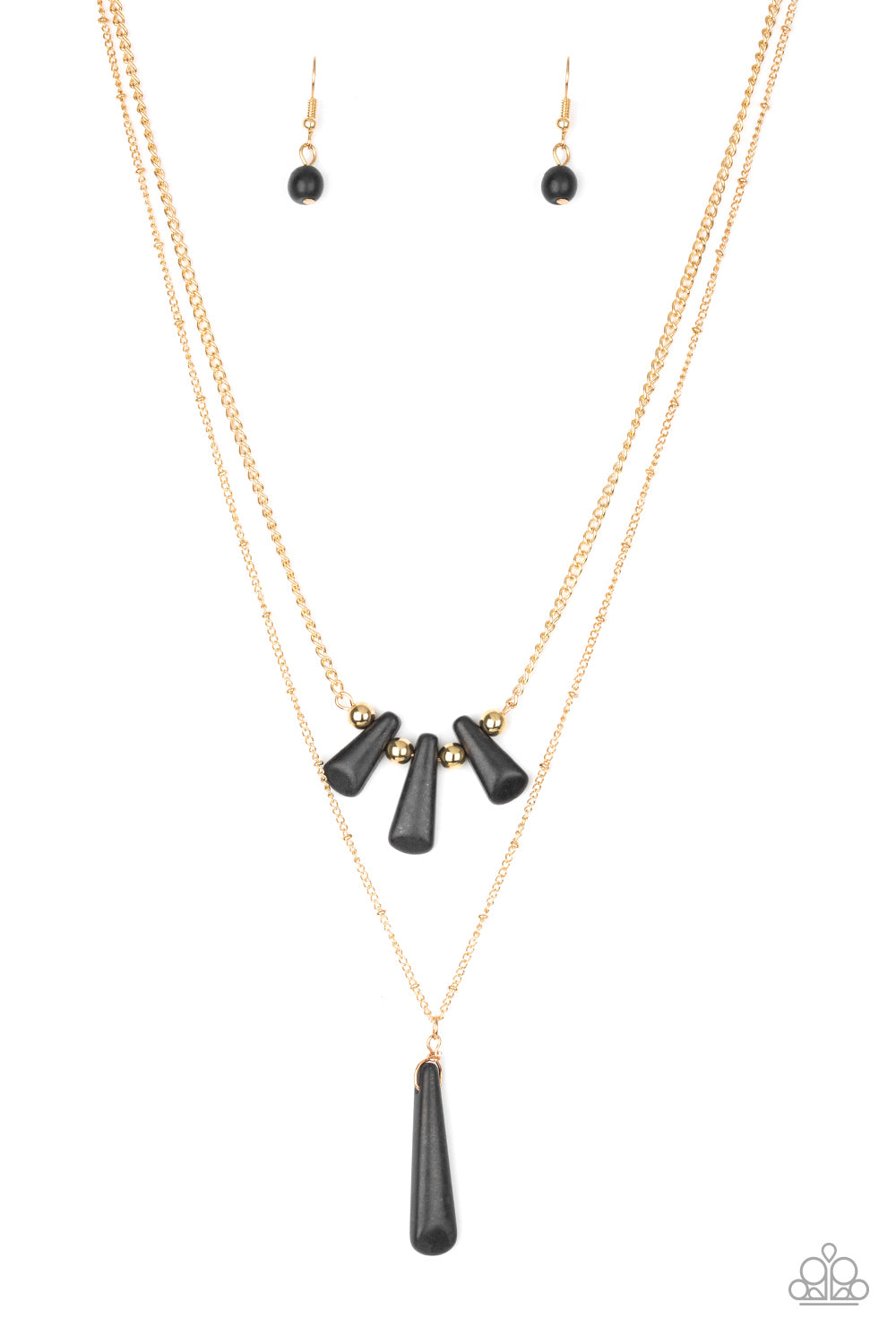 Basic Groundwork - Black - Paparazzi Necklace