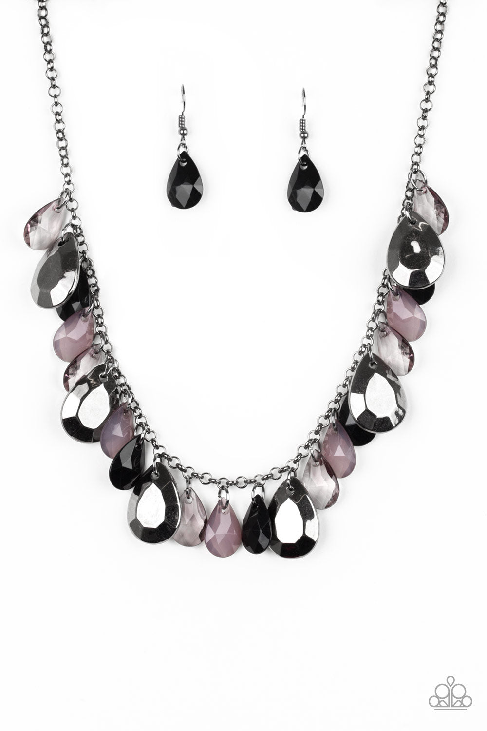 Hurricane Season - Black Paparazzi Necklace