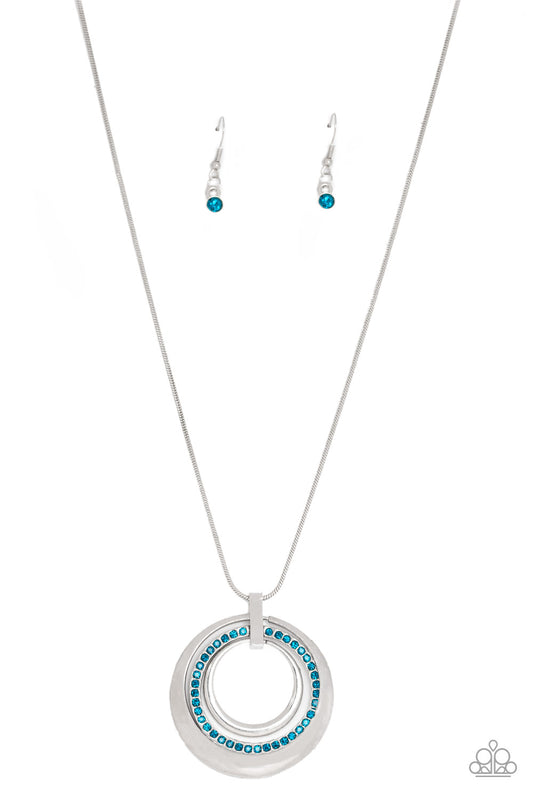 Gather Around Gorgeous - Blue - Paparazzi Necklace