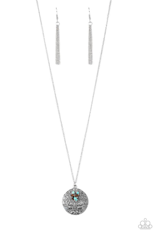 Desert Abundance - Blue - Paparazzi Necklace