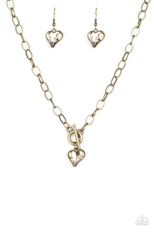 Princeton Princess - Brass - Paparazzi Necklace