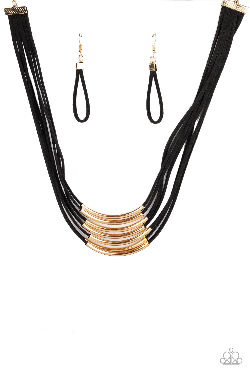 Walk The Walkabout - Gold Paparazzi Necklace