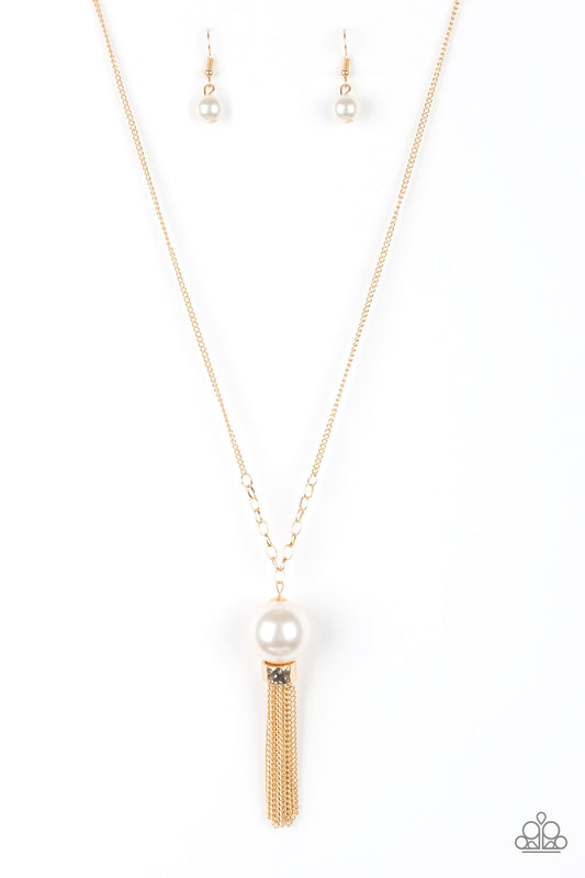 Belle Of The Ballroom - Gold - Paparazzi Necklace