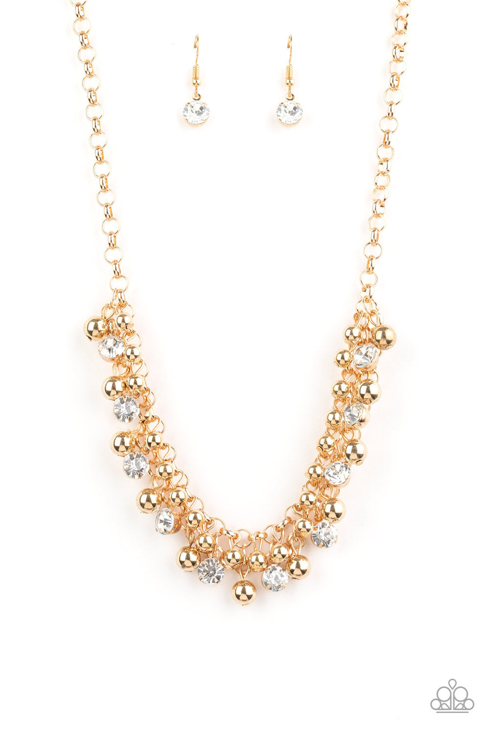 Wall Street Winner - Gold - Paparazzi Necklace