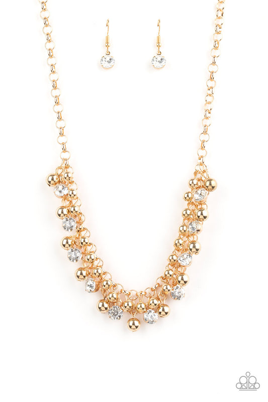 Wall Street Winner - Gold - Paparazzi Necklace