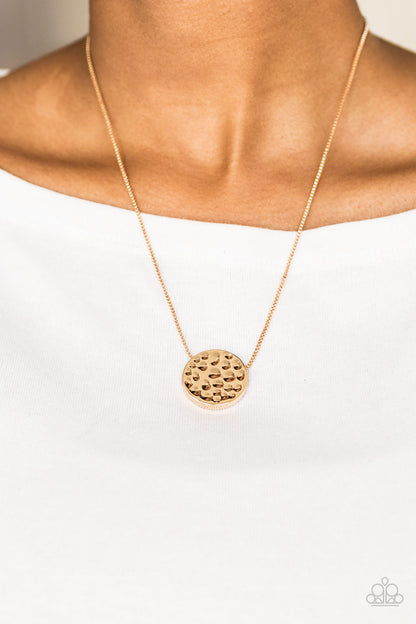The BOLD Standard - Gold - Paparazzi Necklace