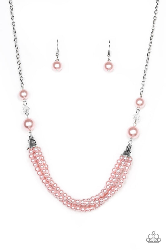 One-WOMAN Show - Pink - Paparazzi Necklace