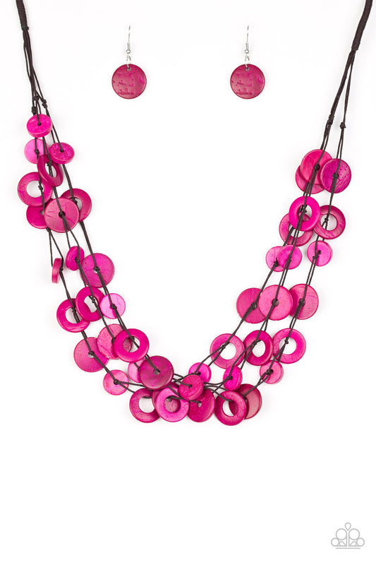 Wonderfully Walla Walla - Pink - Paparazzi Necklace