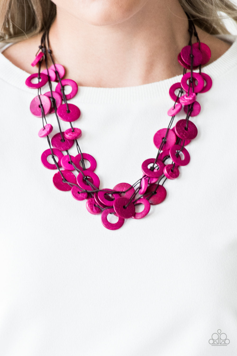 Wonderfully Walla Walla - Pink - Paparazzi Necklace