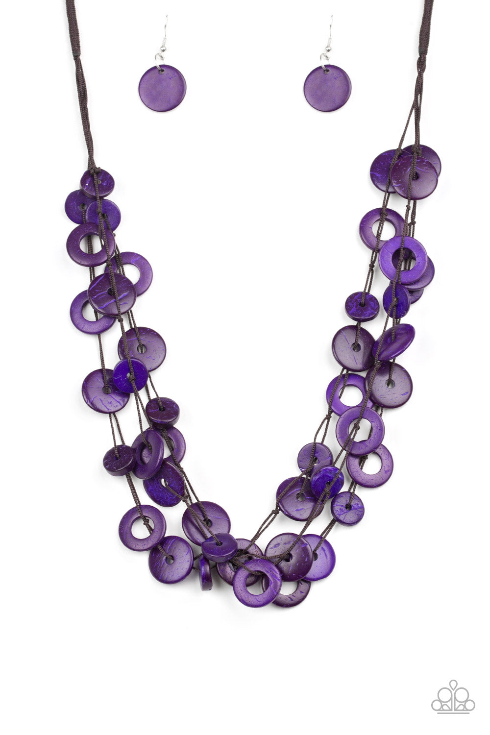 Wonderfully Walla Walla - Purple -Paparazzi Necklace