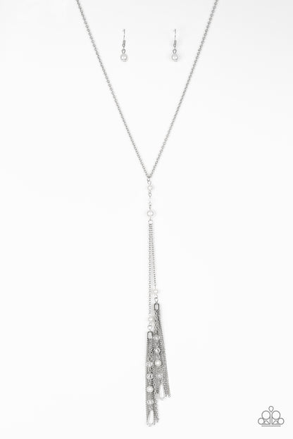 Timeless Tassels - Silver Necklace