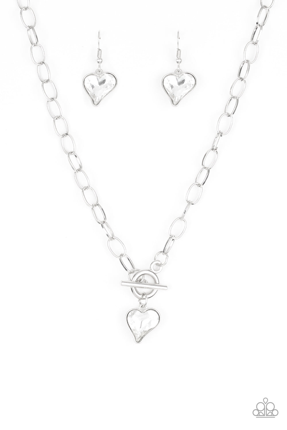 Princeton Princess - White - Paparazzi Toggle Necklace