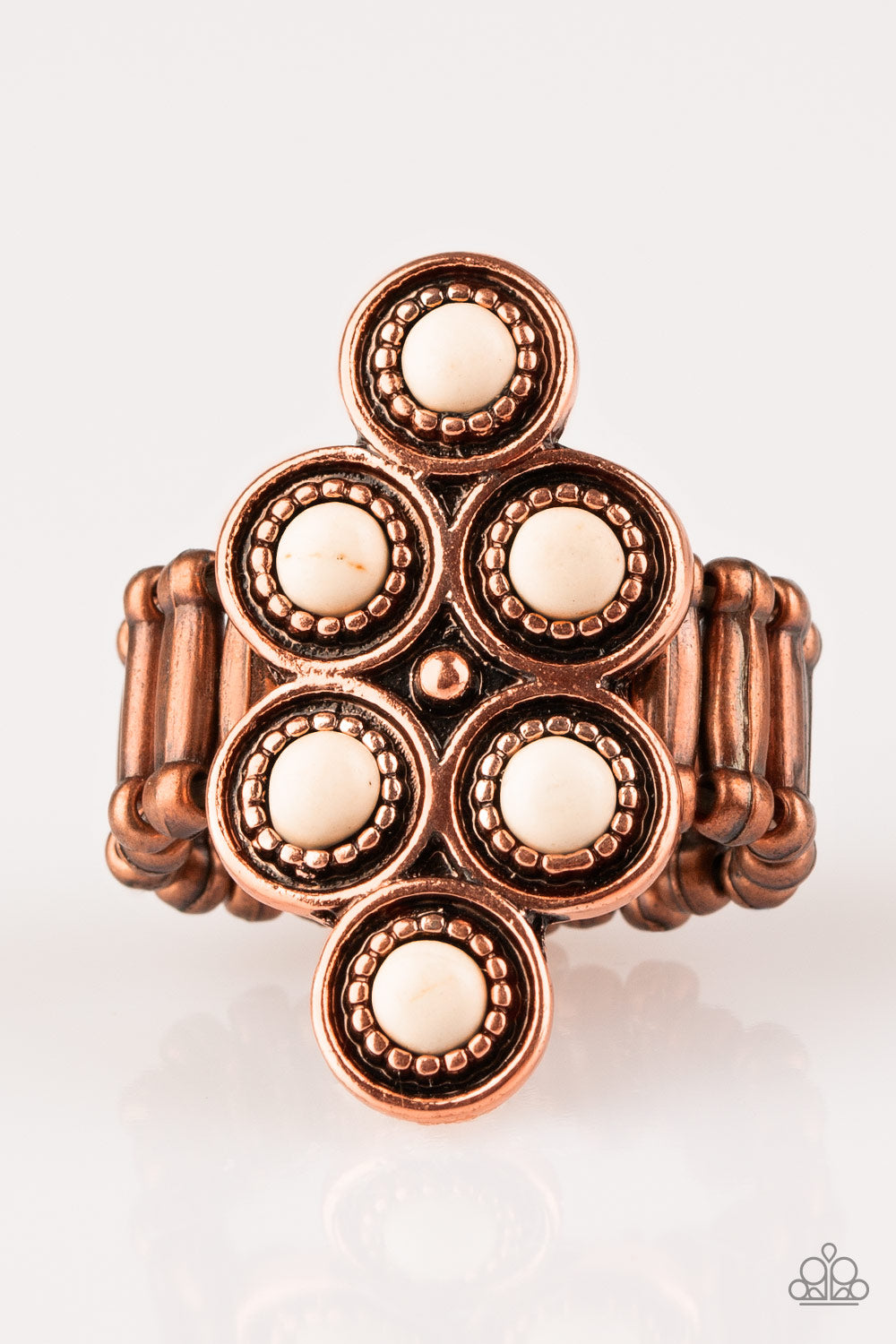 River Rock Rhythm - Copper - Paparazzi Ring