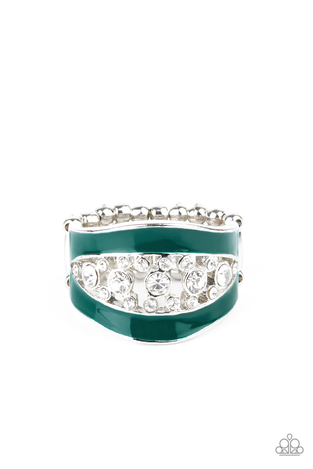 Trending Treasure - Green - Paparazzi Ring