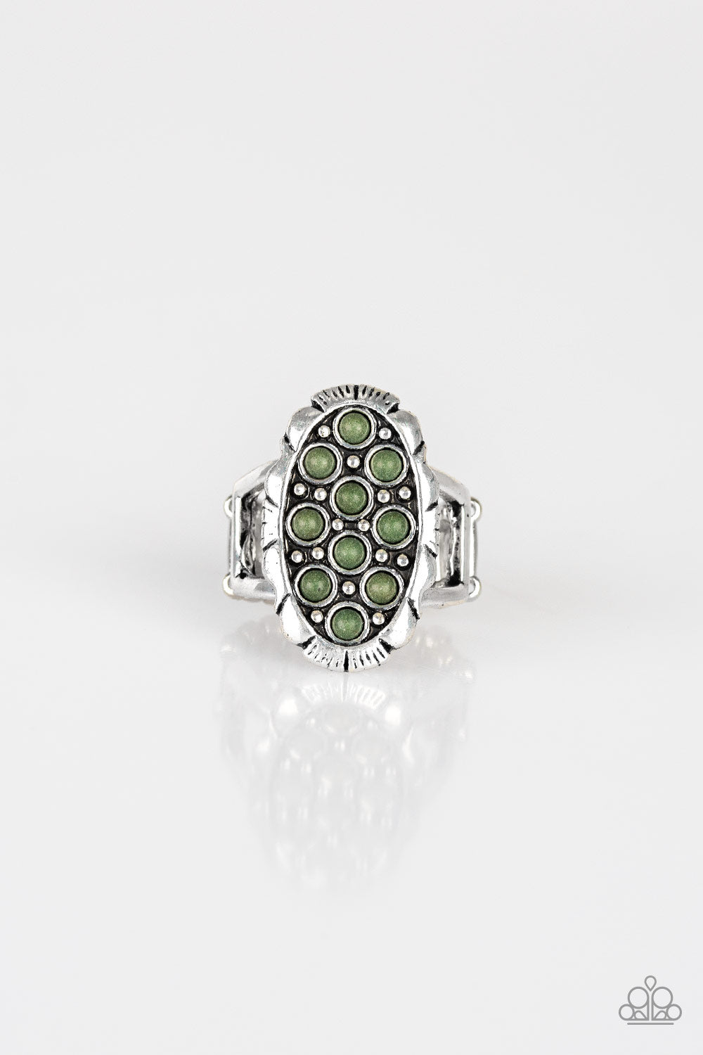 Cactus Garden - Green - Paparazzi Ring