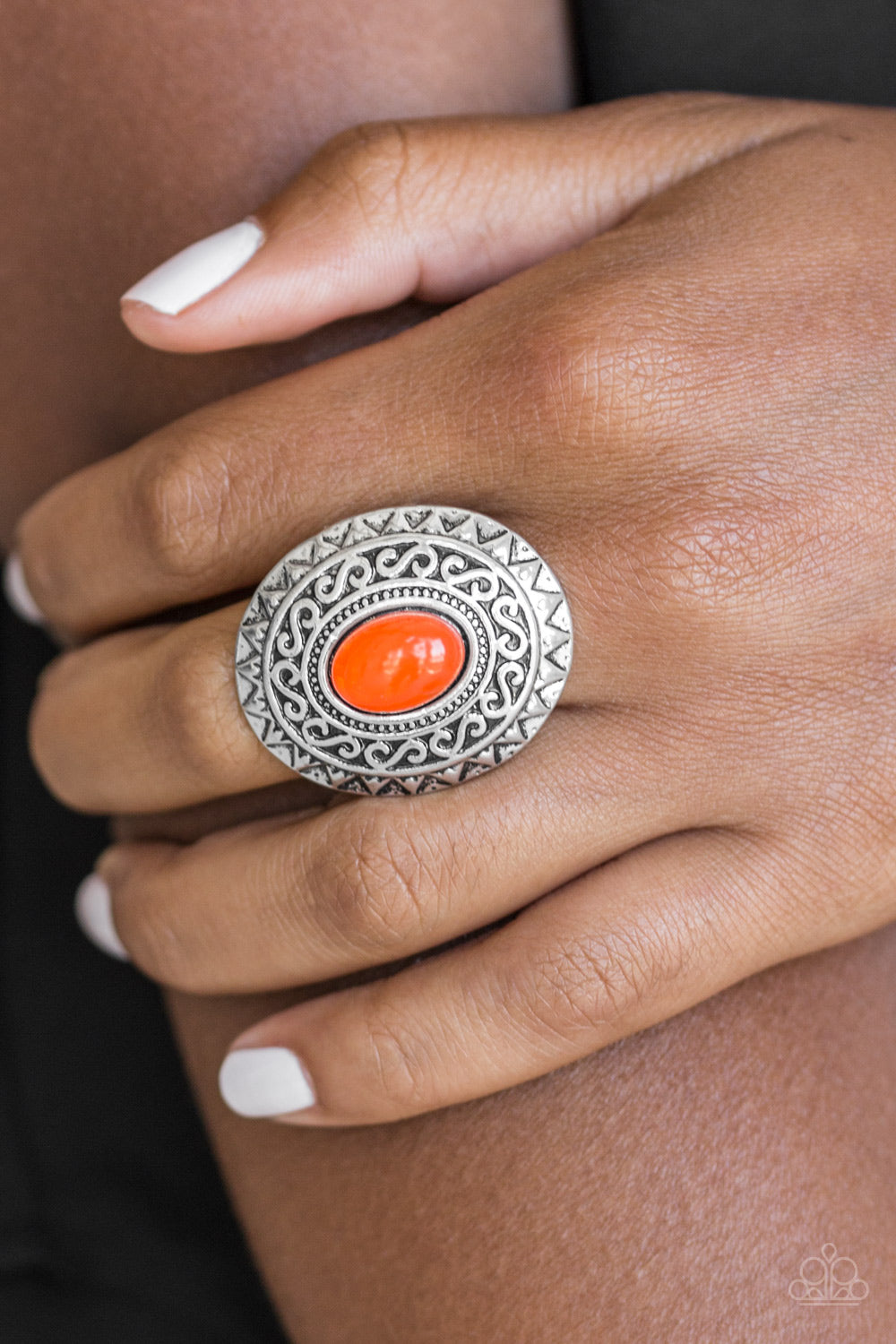 Hello, Sunshine - Orange - Paparazzi Ring