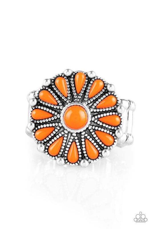 Poppy Pop-tastic - Orange - Paparazzi Ring