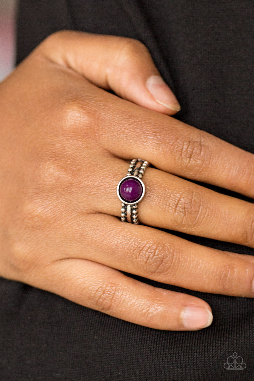 TREK and Field - Purple - Paparazzi Ring