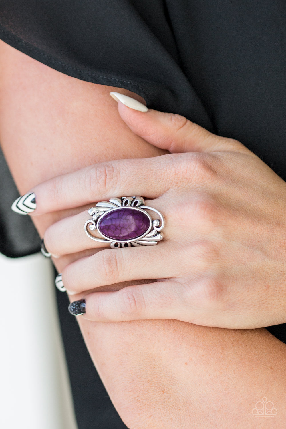 Sedona Sunset - Purple - Paparazzi Ring