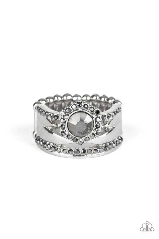 Modern Maven - Silver - Paparazzi Ring