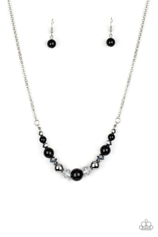 The Big-Leaguer - Black- Paparazzi Necklace