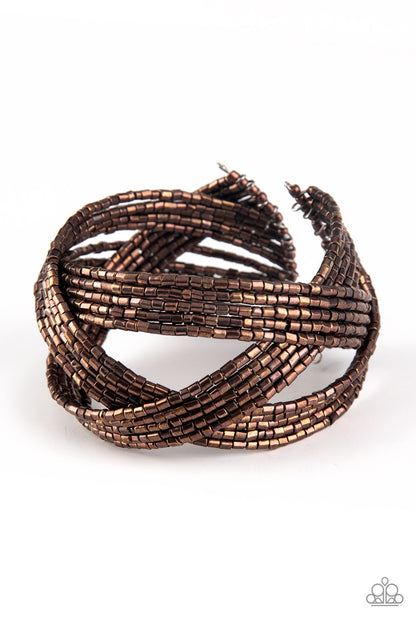 Shooting Stars - Copper - Paparazzi Bracelet
