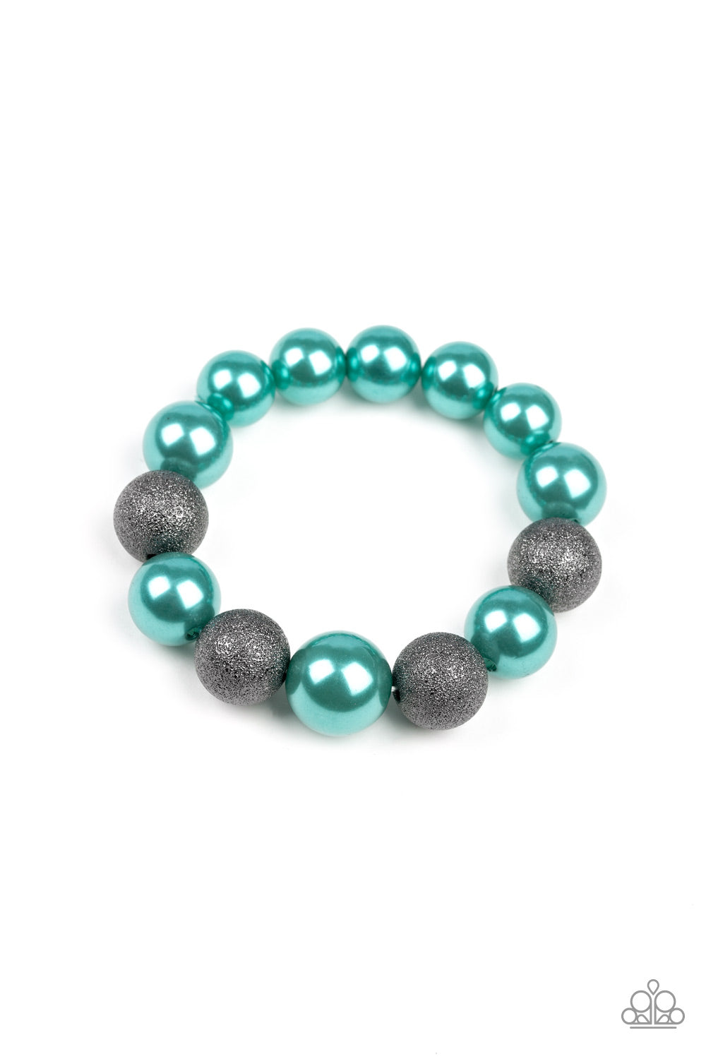 Humble Hustle - Green Stretch Bracelet