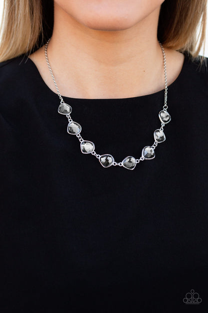 The Imperfectionist - Silver - Paparazzi Necklace