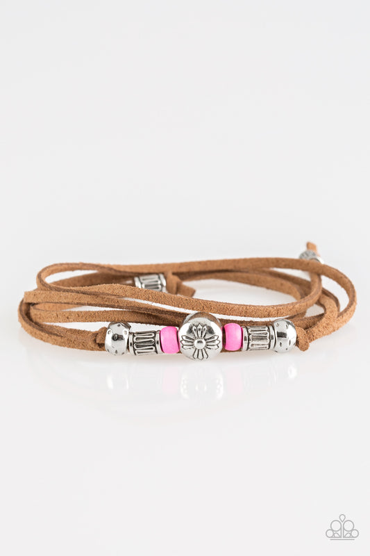 Find Your Way - Pink - Paparazzi Bracelet