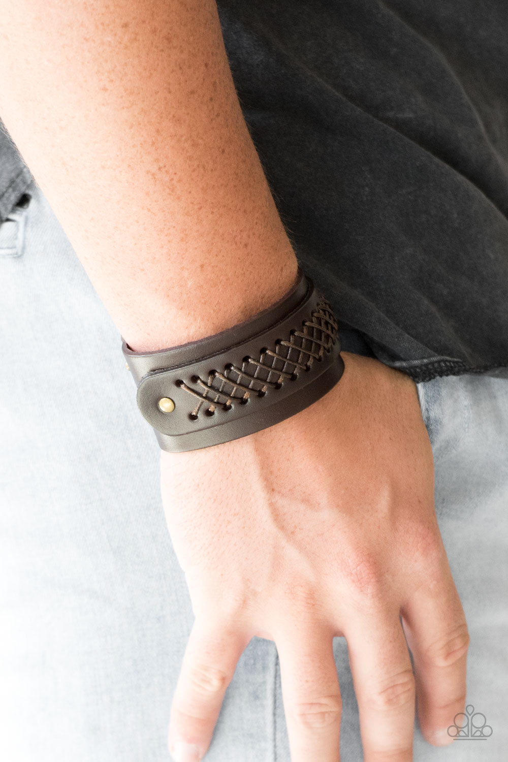 Outlaw and Order - Brown - Paparazzi Bracelet