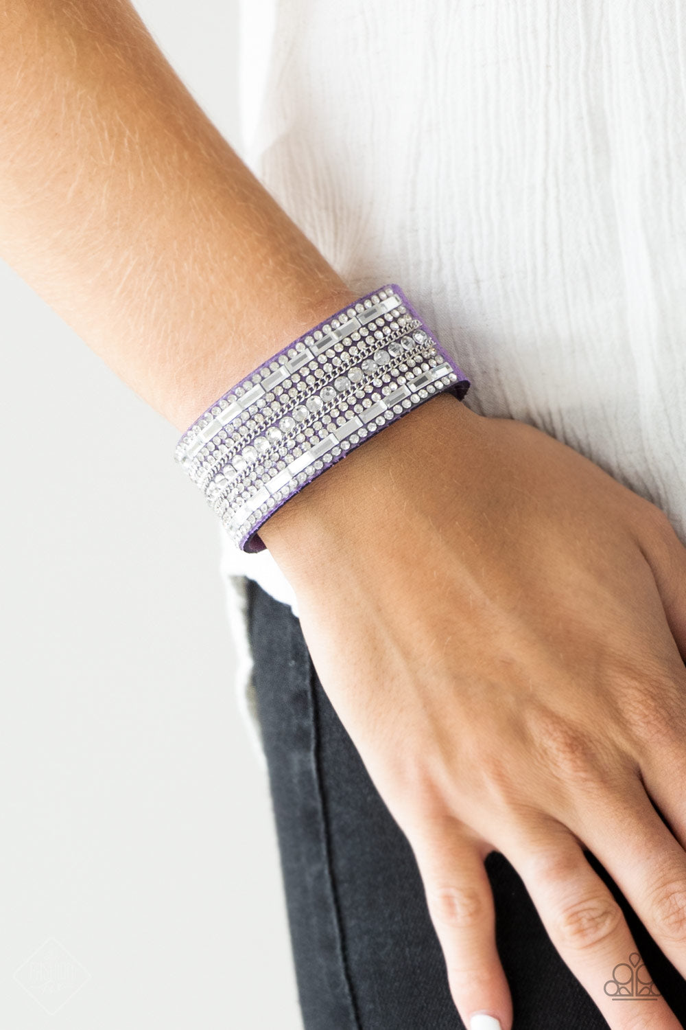 Rebel Radiance - Purple - Paparazzi Bracelet