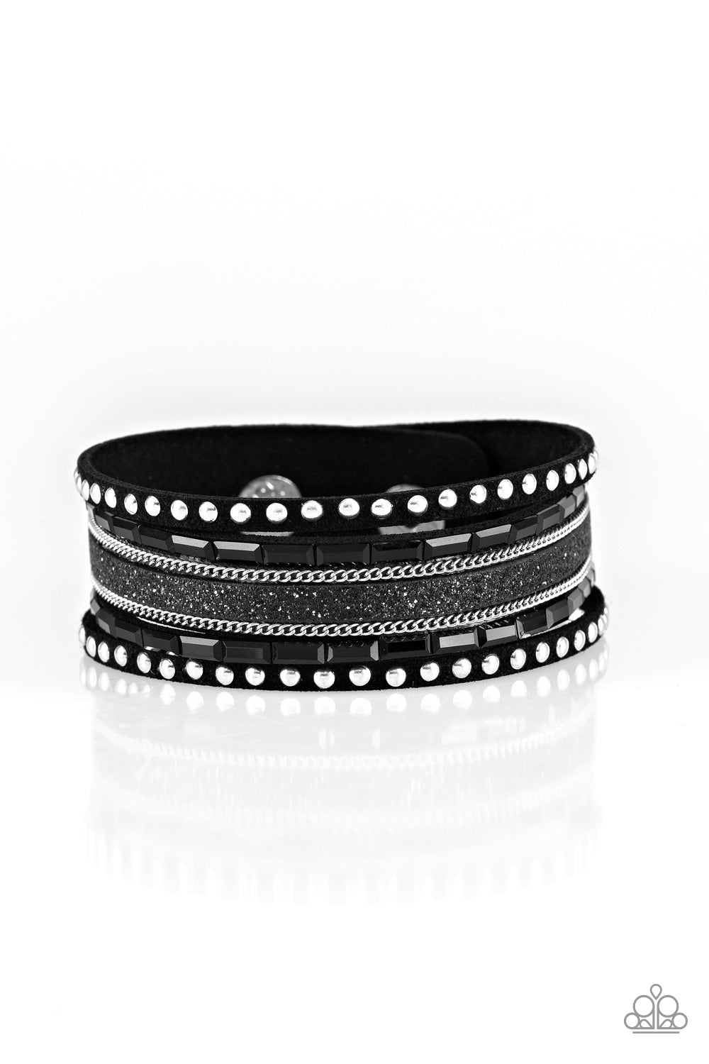 Seize The Sass - Black Snap Bracelet