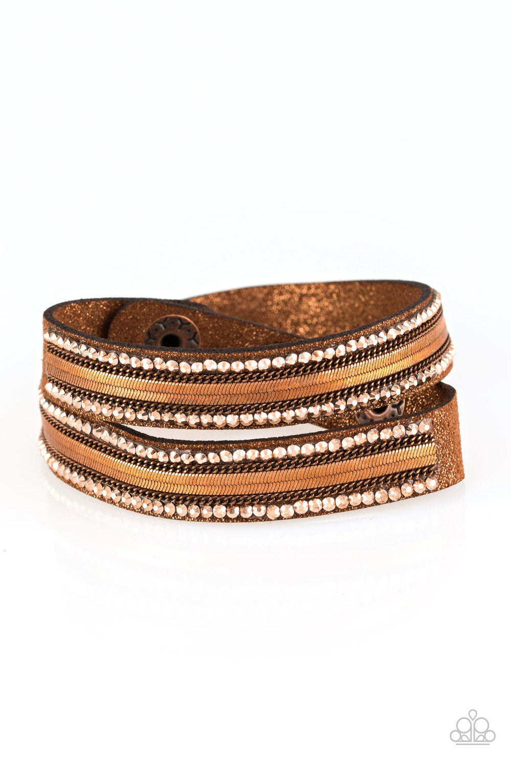 Rocker Rivalry - Copper - Paparazzi Bracelet