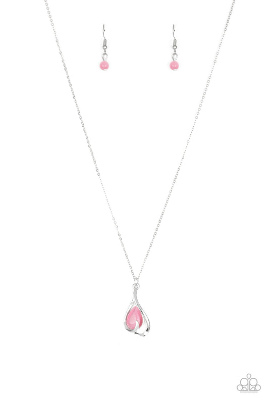 Tell Me A Love Story - Pink - Paparazzi Necklace