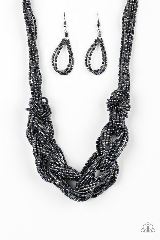 City Catwalk - Blue - Paparazzi Necklace