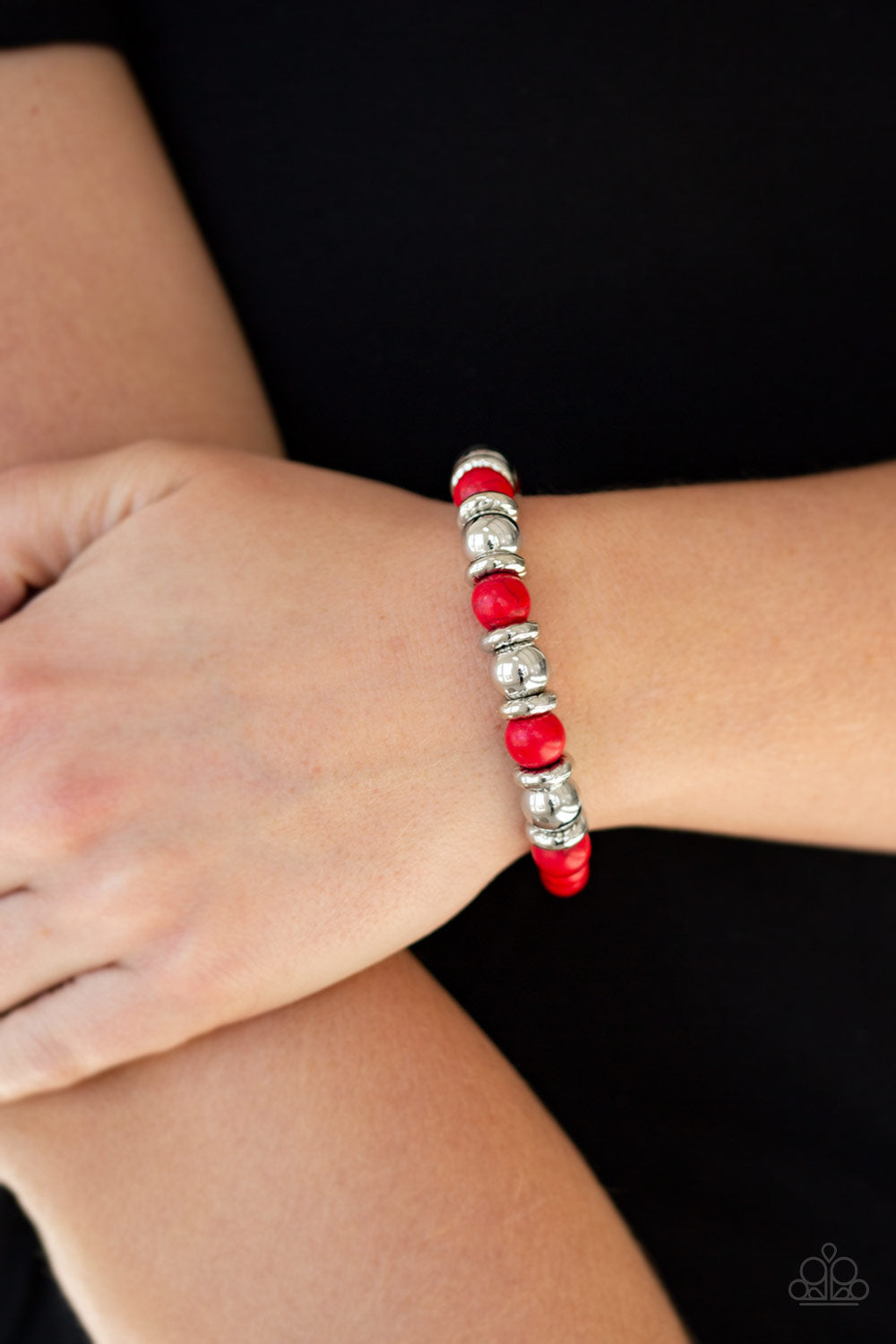 Across The Mesa - Red Paparazzi Bracelet