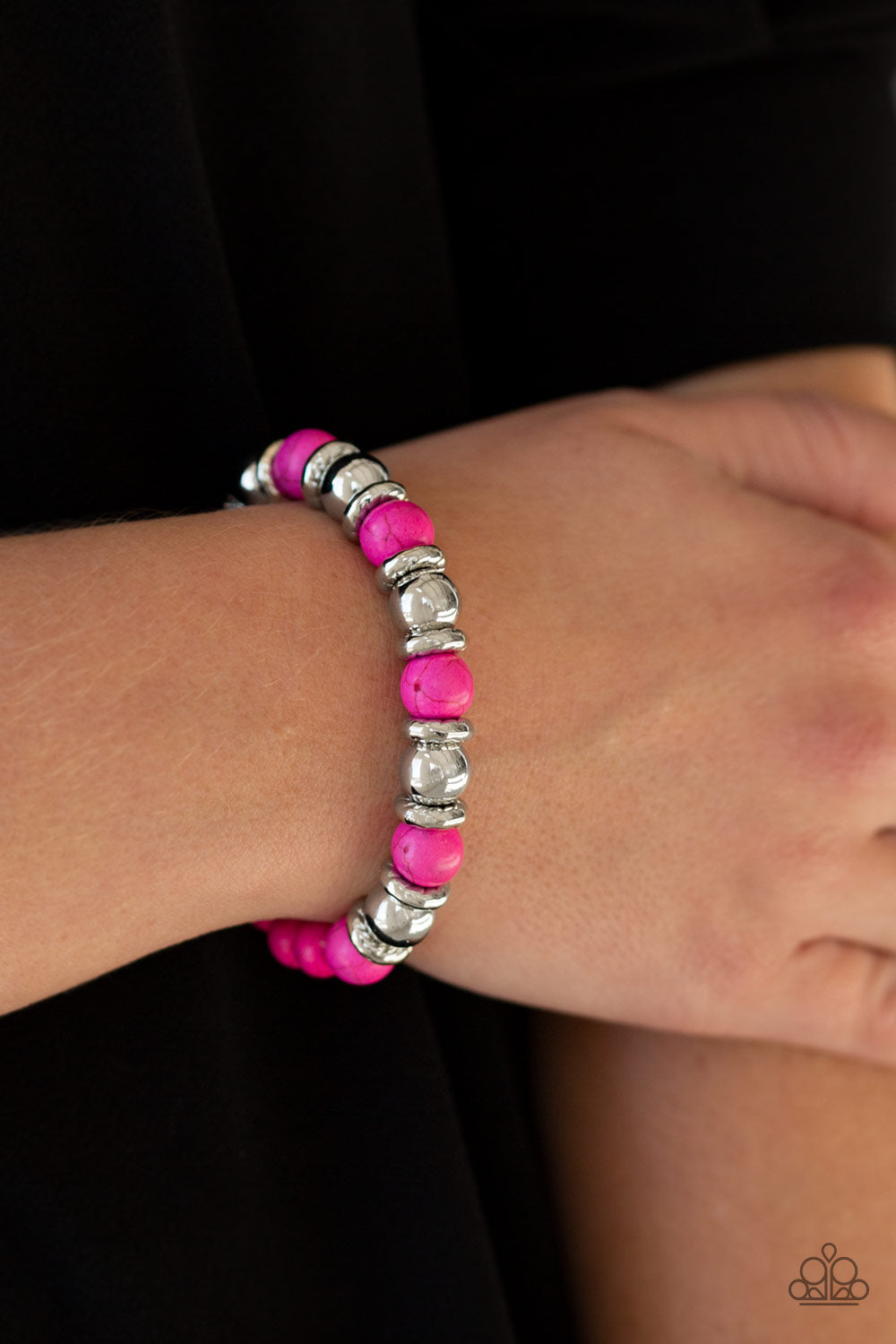 Across the Mesa - Pink - Paparazzi Bracelet