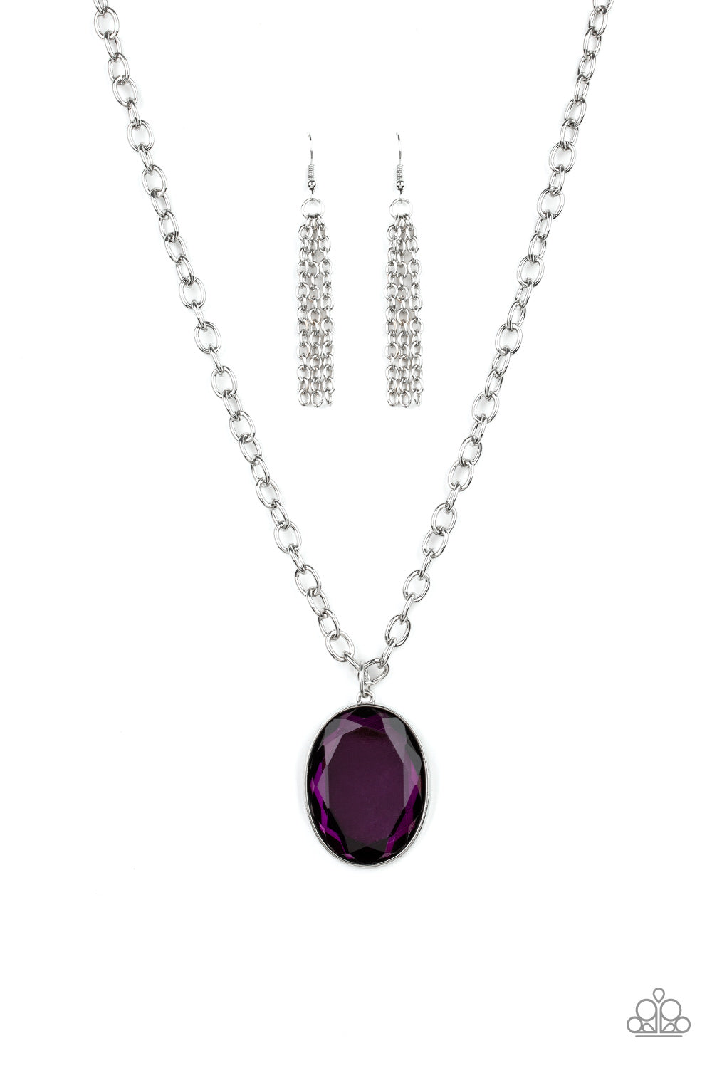 Light As Heir - Purple - Paparazzi Necklace