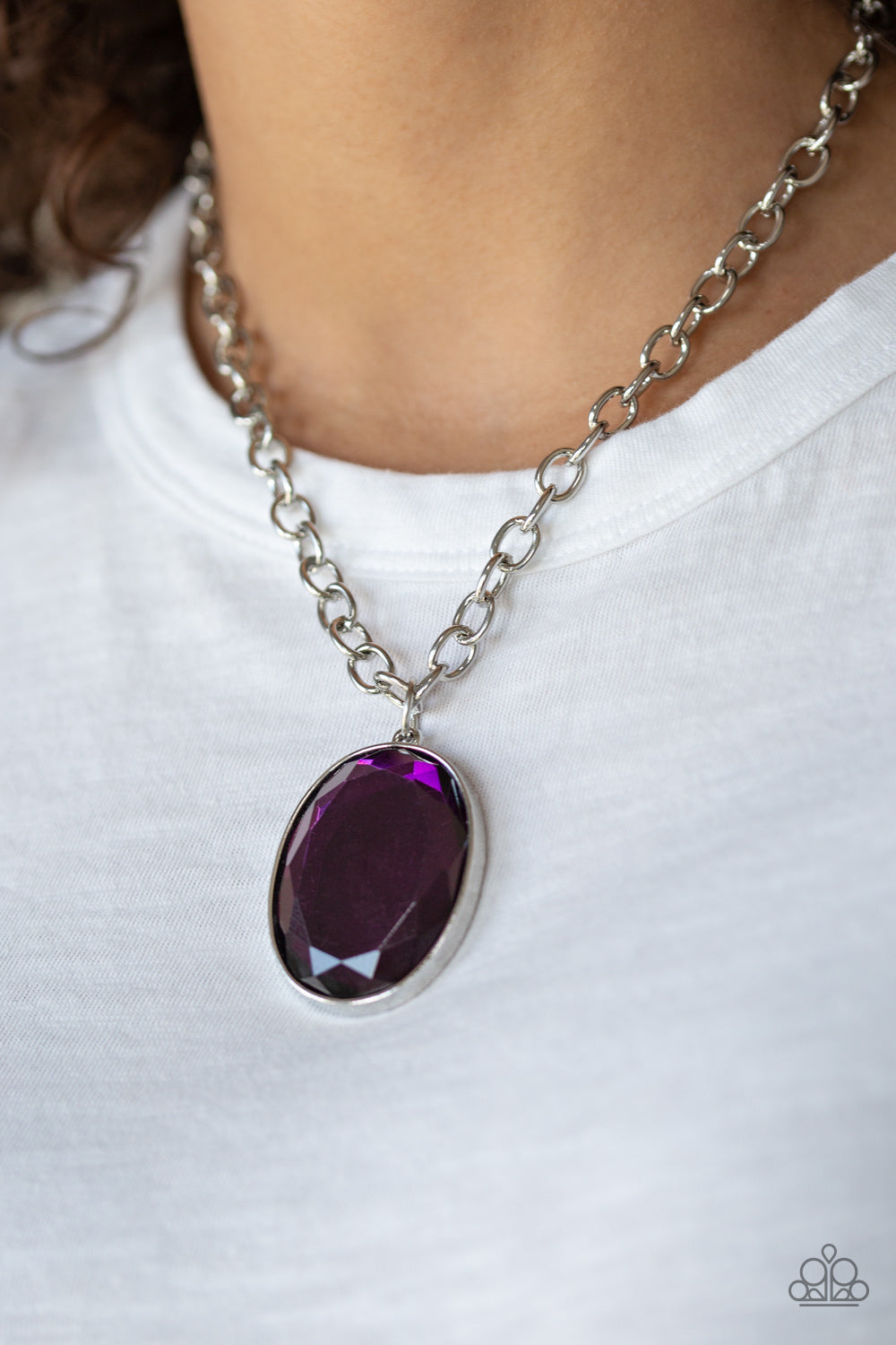 Light As Heir - Purple - Paparazzi Necklace