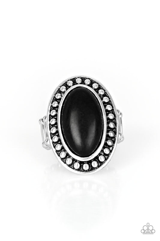 Desert Heat - Black - Paparazzi Ring