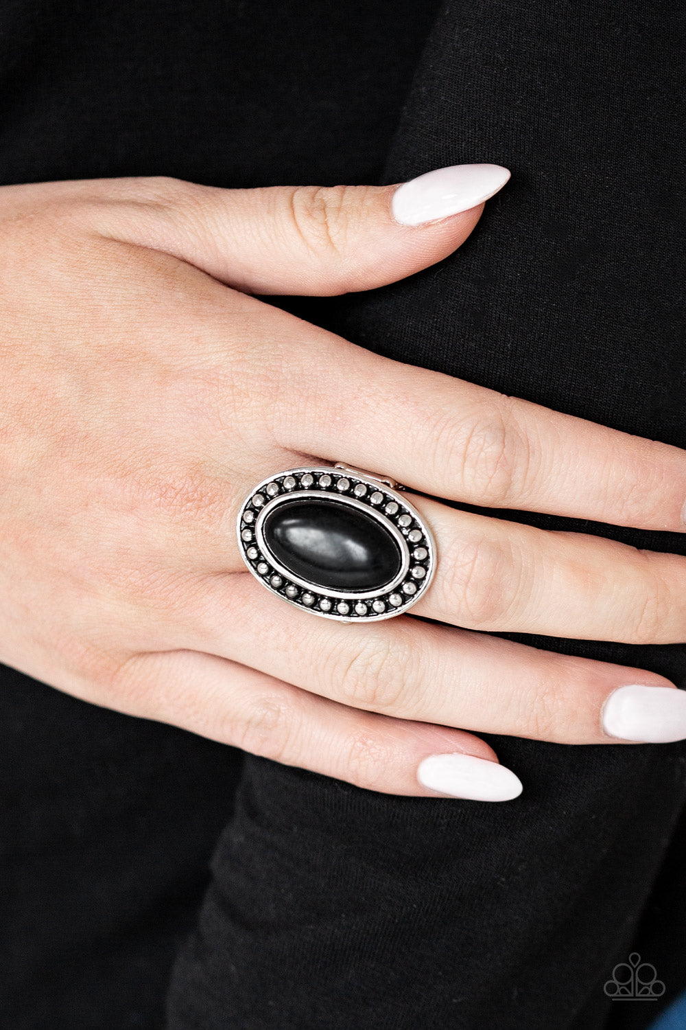 Desert Heat - Black - Paparazzi Ring