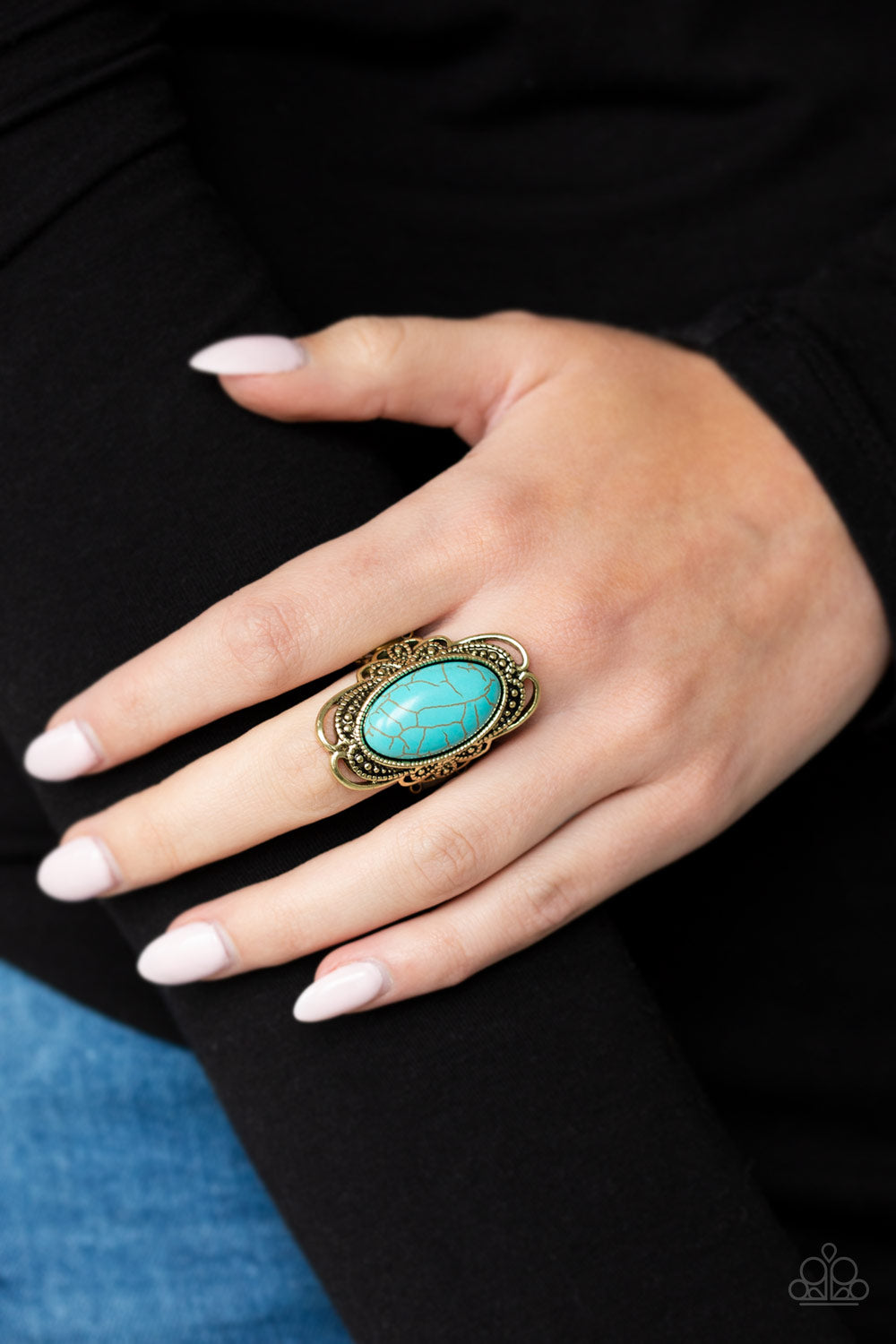 Desert Flavor - Brass - Paparazzi Ring