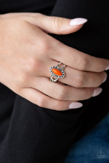 Zest Quest - Orange - Paparazzi Ring