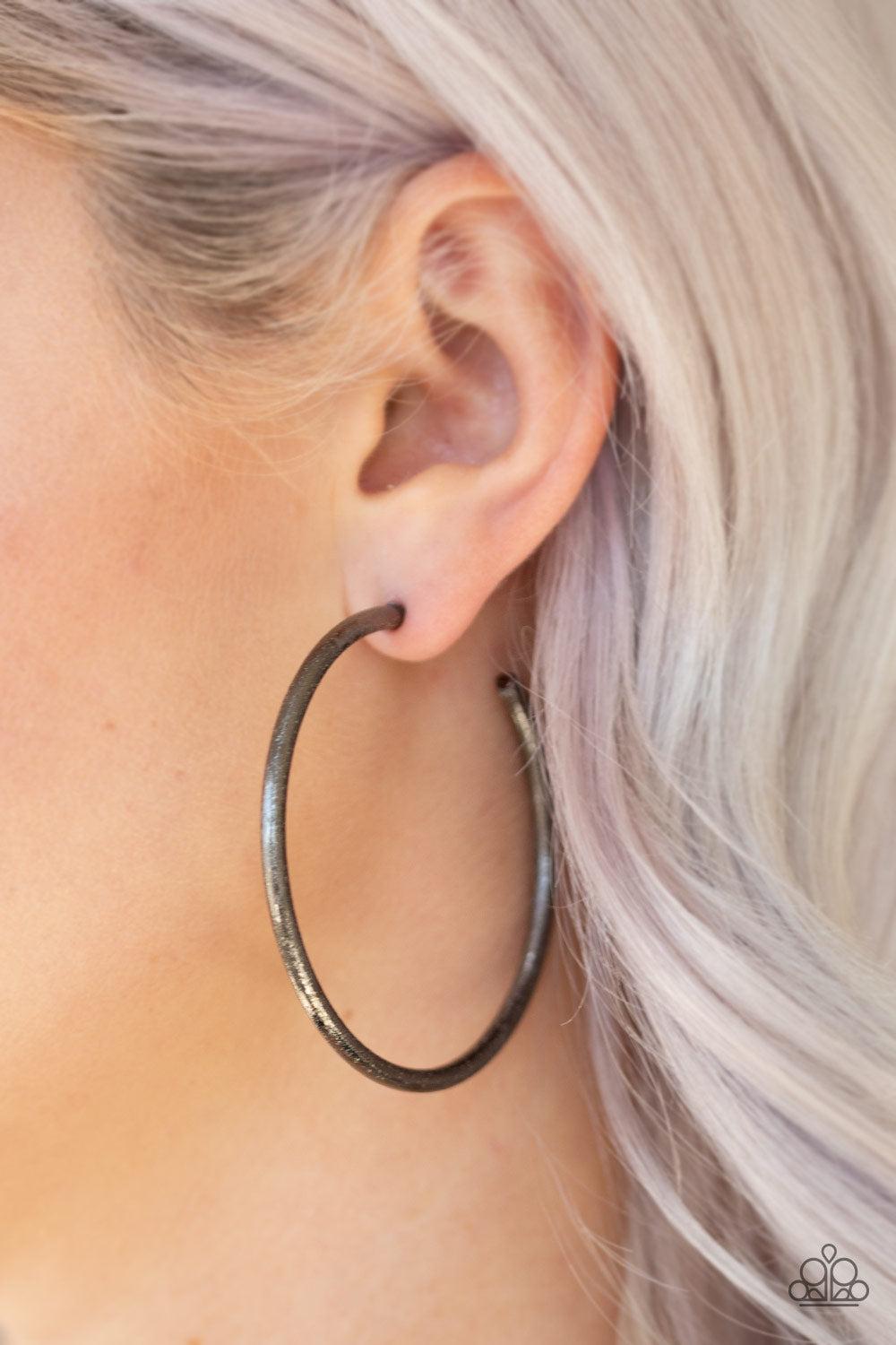 Double Or Nothing - Black - Paparazzi Earrings