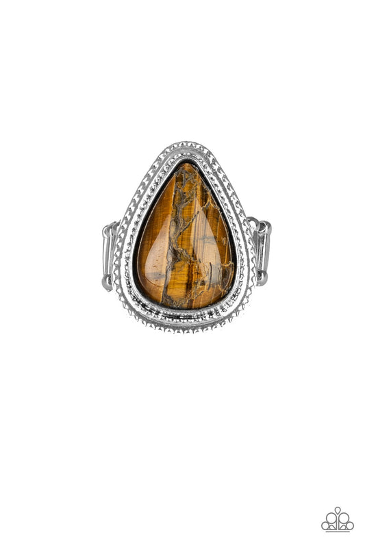 Mojave Mist - Brown - Paparazzi Ring