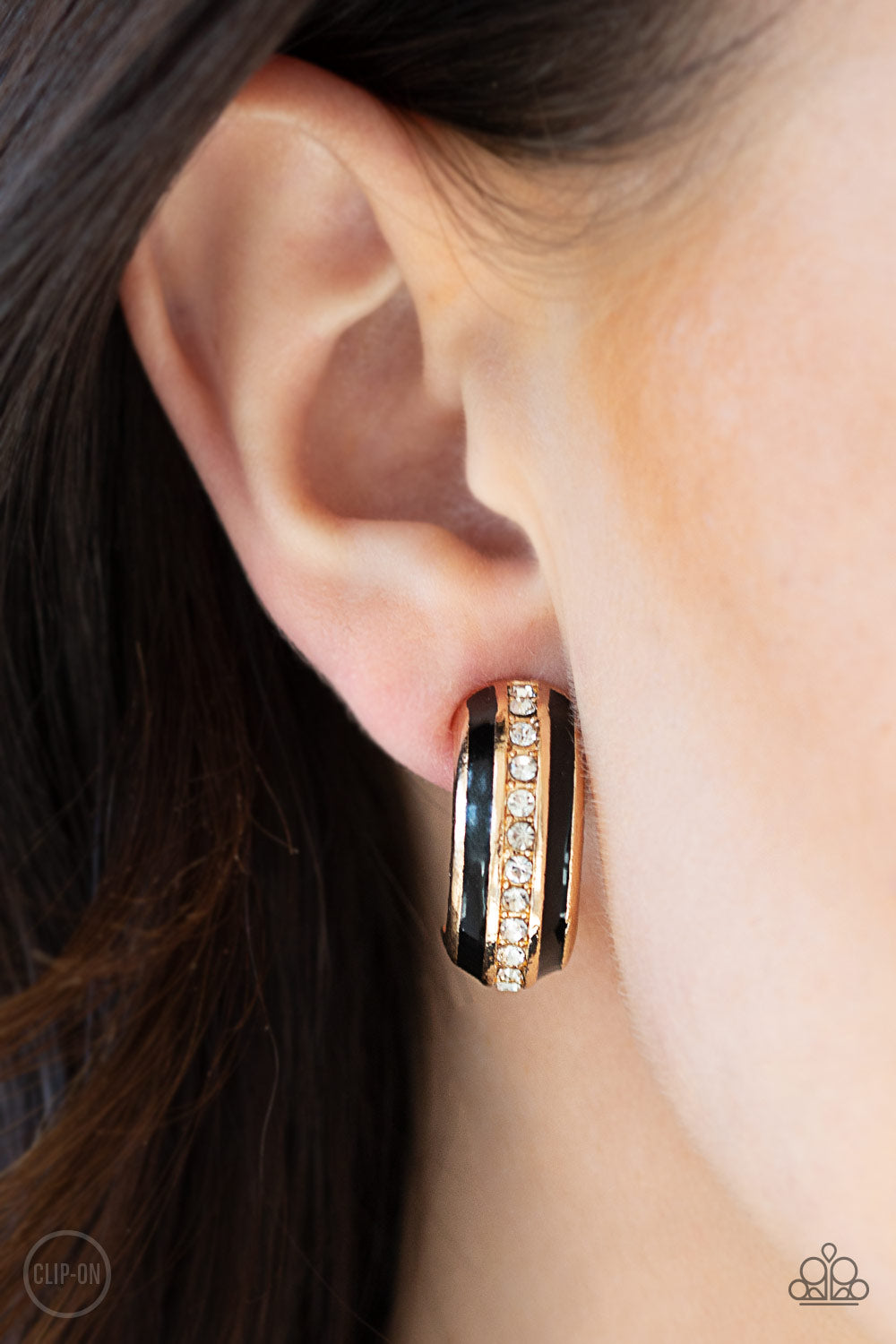 Wealthy Living - Gold - Paparazzi Earrings