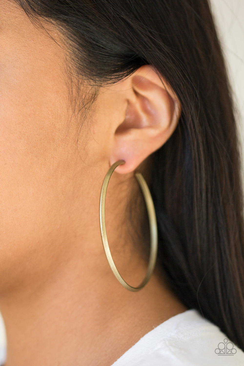 5th Avenue Attitude - Brass - Paparazzi Earrings