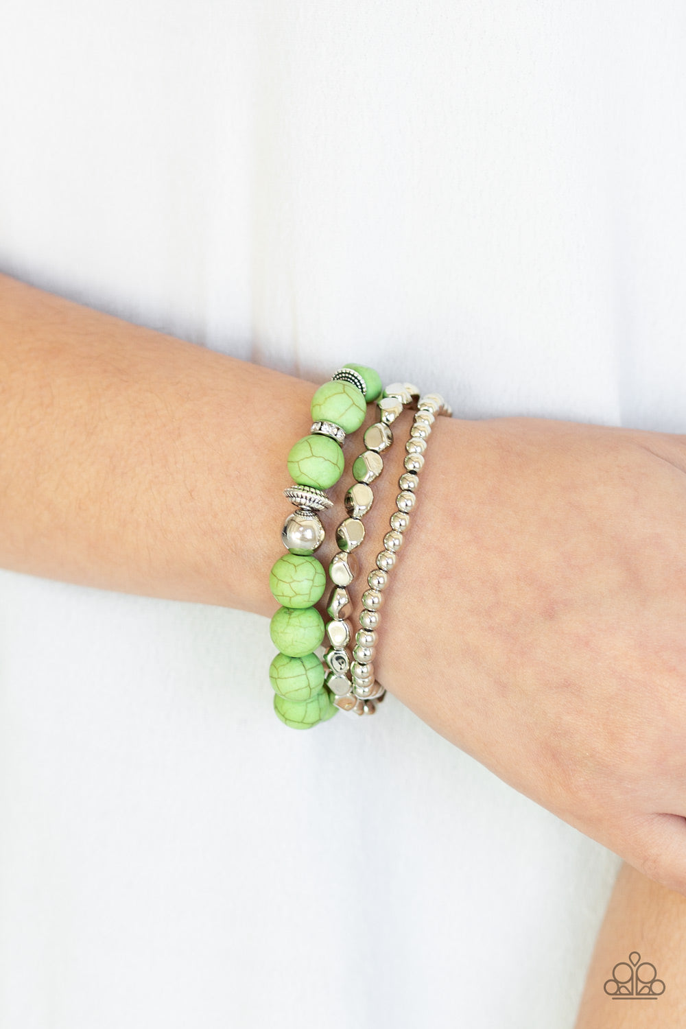 Rural Restoration - Green - Paparazzi Bracelet