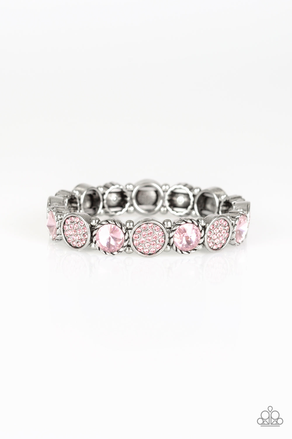 Take A Moment To Reflect - Pink - Paparazzi Bracelet